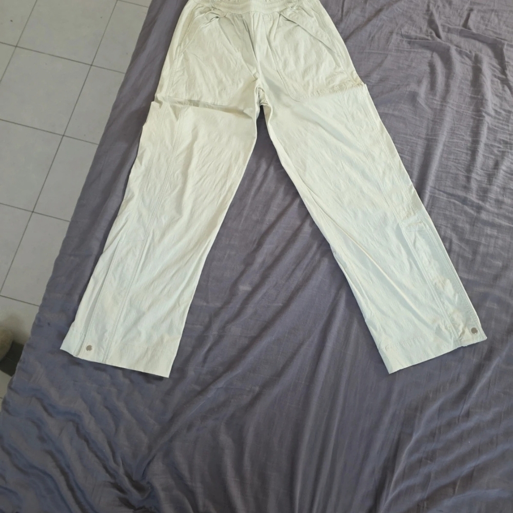 Athleta Women's Cream Track Pants